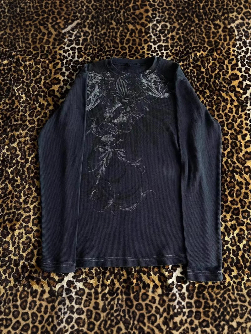 Autumn Round Neck Long Sleeve Street Women's T-shirt