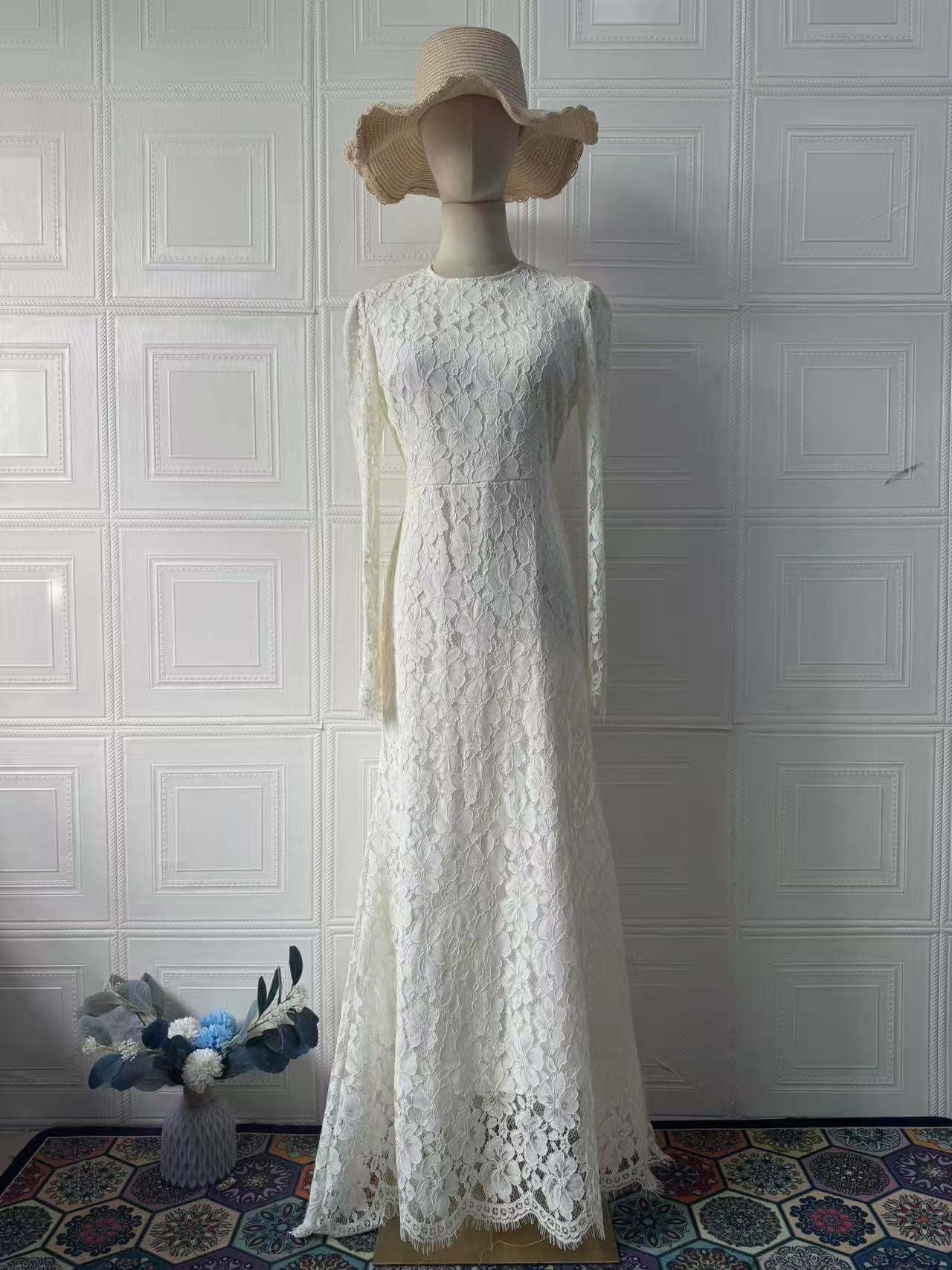 Autumn Elegant Soft Temperament Long Sleeve Dress