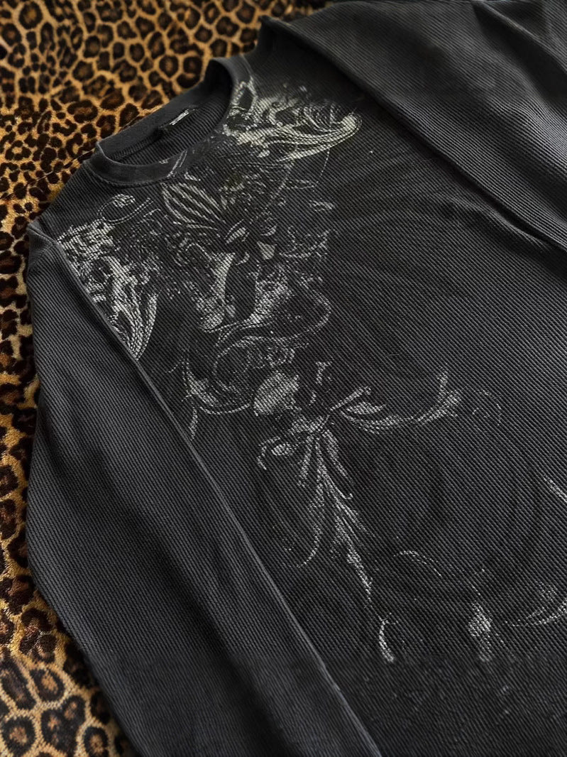 Autumn Round Neck Long Sleeve Street Women's T-shirt