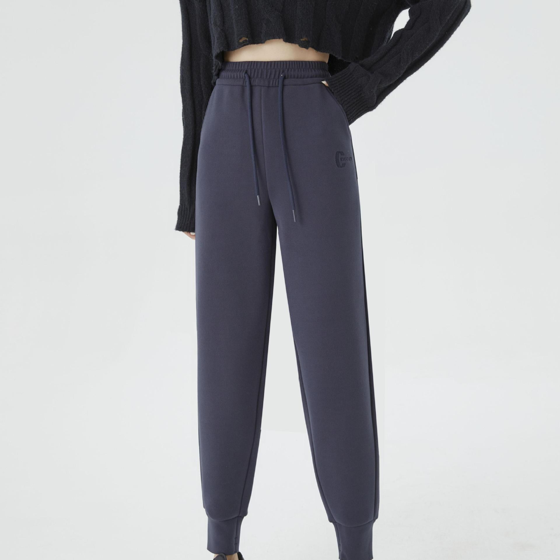 Women's Winter Warm High Density Mousse Veet Casual Pants