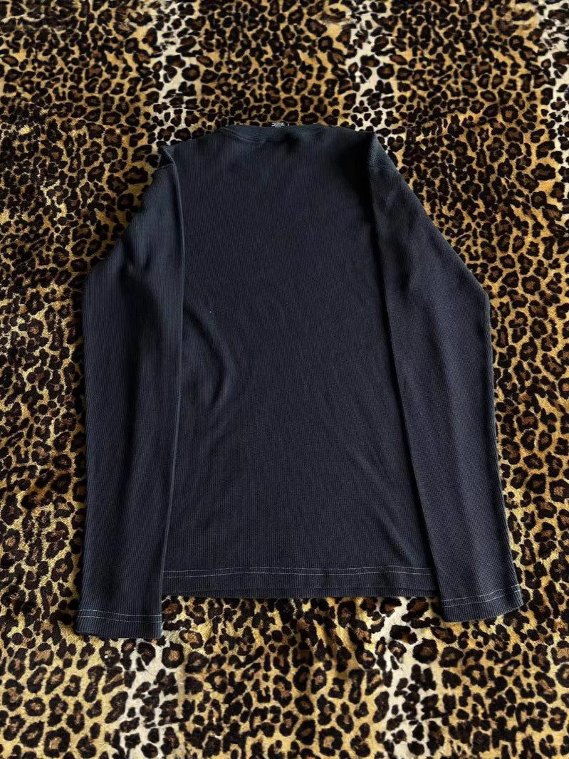 Autumn Round Neck Long Sleeve Street Women's T-shirt