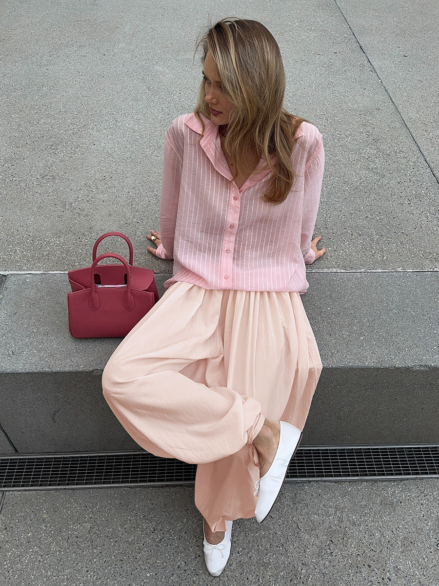 Slouchy Women's Bud Bloomers Slim Loose Pants